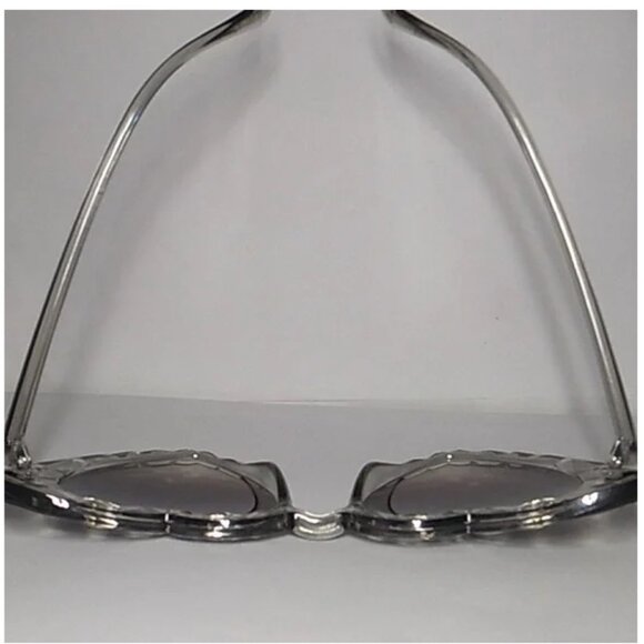 Betsey Johnson Clear Cateye Heartshaped Women's Sunglasses - Picture 5 of 6